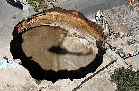 Sinkhole, Guatemala